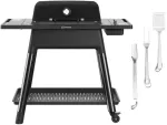 "Everdure Force Gen III gaasigrill, must, koos toiduvalmistamise komplektiga".