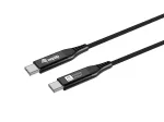 "Equip USB-C 4.0-C Slim PD 240 W kaabel, metallist korpus, 1,20 m, must"