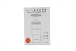 &bdquo;Airscape&ldquo;? Keskmise suurusega roostevabast terasest l&otilde;hnaainete hoidja, matt signaalpunane