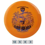 Diskgolfo diskas Distance Driver Q-LINE PREMIER Cloudbreaker Gannon Buhr Signature Orange