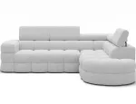 The Carmenn corner sofa is a modern and functional sofa for the living room, combining an impressive modular form with high everyday comfort. With dimensions of 256x220x75-102 cm, this model works perfectly in a spacious relaxation area, offering a c ...