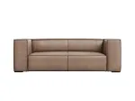 Genuine Leather Sofa, "Turin", 2 Seats, 212x100x68 Made in Europe