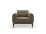 Velvet Armchair, "Lazio", 1 Seat, 87x85x85 Made in Europe