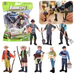 FARM FIGURES 8 pcs. - set of your own farmers HOP HOP HOP! ZA6427