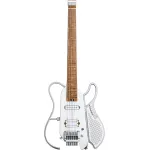 DONNER-HUSH-X-LIVE-WHITE &ndash; Elektrikitarr sisseehitatud k&otilde;lariga