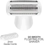 SHTR-EU/1.3 Go Smooth 4-In-1 Lady Shaver & Bikini Trimmer, White