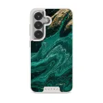 Emerald Pool - Elegant Samsung Galaxy S25 Case, Elite Light (Magnetic) / Silver