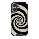 Rabbit Hole - iPhone 16 Case, Elite Dark (MagSafe) / Silver