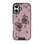 Gemini - iPhone 17 Case, Elite Dark (MagSafe) / Silver / Pink