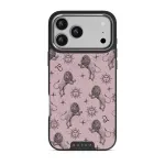 Leo - iPhone 17 Pro Max Case, Elite Dark (MagSafe) / Silver / Pink