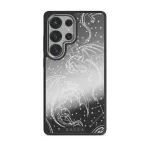 Wyvern - Samsung Galaxy S25 Ultra Case, Elite Mirror Dark (Magnetic) / Silver