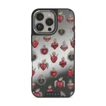 Sworn Hearts - iPhone 16 Pro Max Case, Elite Mirror Dark (MagSafe) / Silver