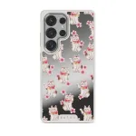Maneki Neko - Samsung Galaxy S25 Ultra Case, Elite Mirror Light (Magnetic) / Silver