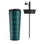Midnight Pine - Travel Mug, 700 ml / Flap & Straw Set
