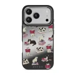 Curious Cat - iPhone 17 Pro Case, Elite Mirror Dark (MagSafe) / Silver