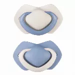 CANPOL BABIES silikoonist s&uuml;mmeetrilised lutid PURE COLOR, 6-18 kuud, 2tk, 22/645_blu