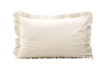 Hailey padjakate Poly Velvet - valge 70x100