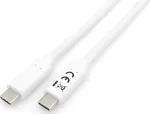 "Varustuskaabel USB-C 3.2 -> C St/St 1.00m 3A/20V ws"