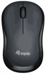 "Equip Optische Maus kabellos USB Komfort R+L schwarz"