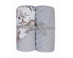 Set - Bathing cover  + blanket - 547 - size 100x100  / 80x90 - GREY