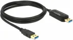 "Delock USB 5 Gbps andmesidekaabel + KM l&uuml;liti, A-t&uuml;&uuml;pi A-t&uuml;&uuml;pi, 1,5 m"