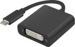 &bdquo;Lanberg&ldquo; USB-C &ndash; DVI-adapter, must (AD-UC-DV-01)