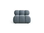 Velvet Modul Armless, "Bellis", 1 Seat, 94x94x70 Made in Europe