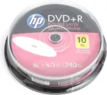 HPDDP10+ DVD+R DL 8,5 GB 8x 10 tk