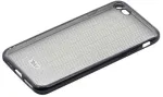 "Silicone Cover iPhone 7" Vertical Stripes Black