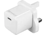 441-64 USB-C 20W Charger UK+Lightning, Incl. 1m USB-