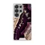 Purple Skies - Marble Samsung Galaxy S25 Ultra Case, Elite Light (Magnetic) / Silver