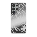 Night Sky - Dotted Samsung Galaxy S25 Ultra Case, Elite Mirror Dark (Magnetic) / Silver