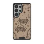 Cancer - Samsung Galaxy S25 Ultra Case, Elite Dark (Magnetic) / Silver / Beige