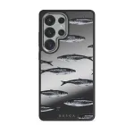 Del Mar - Samsung Galaxy S25 Ultra Case, Elite Mirror Dark (Magnetic) / Silver