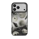 Shell Mosaic - iPhone 17 Pro Max Case, Elite Mirror Dark (MagSafe) / Silver