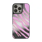Spicy - iPhone 16 Pro Max Case, Elite Mirror Dark (MagSafe) / Silver