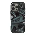 Lightning Strike - iPhone 16 Pro Max Case, Elite Dark (MagSafe) / Silver