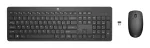 HP 230 WL MOUSE+KB COMBO FR klaviatuur ja hiir komplektis Kontor Raadiosageduslik juhtmeta Must