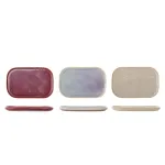 Bloomingville Taldrik Addison, roosa, 3 tk., 82073102
