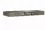 Tenda TEG1016G v&otilde;rgul&uuml;liti, haldamata Gigabit Ethernet (10/100/1000) 1U sinine