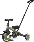 &bdquo;Qplay&ldquo; kolmerattaline jalgratas &bdquo;Stager 3-in-1&ldquo;, roheline