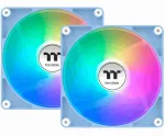 "140mm Thermaltake CT140 ARGB Sync PC Cooling Fan Hydrangea Blue 2 Pack"