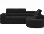The Carmenn corner sofa is a modern and functional sofa for the living room, combining an impressive modular form with high everyday comfort. With dimensions of 256x220x75-102 cm, this model works perfectly in a spacious relaxation area, offering a c ...
