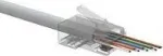Solarix Solarix Universal EASY RJ45 CAT6 UTP 8p8c pistik, m&otilde;eldud kaablitele ja plaatidele / 100 tk. SXRJ45-6-UTP-EASY