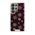 Sleeping Beauty - Snowflakes Samsung Galaxy S25 Ultra Case, Elite Light (Magnetic) / Gold