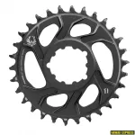 SRAM X-SYNX 2 30T Direct Mount esiratas &ndash; 4 mm nihkega, alumiiniumist, v&auml;rv: Eagle Black
