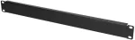 EX.19027 Front Blank Panel 1U 19" Black