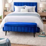 Tumba, Hanah Home, Sax Blue, 90 x 46 x 35