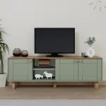 TV-alus, Hanah Home, roheline, 160 x 56 x 40
