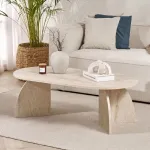 Kohvilaud, Hanah Home, travertiin, 120 x 40 x 60